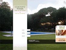 Tablet Screenshot of campingtossa.com